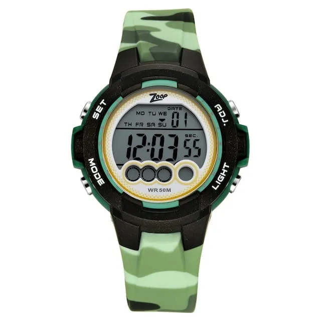 Zoop Camo NA Dial Plastic Strap