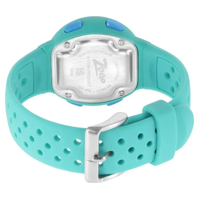 Zoop Digital Green Dial Silicone Strap